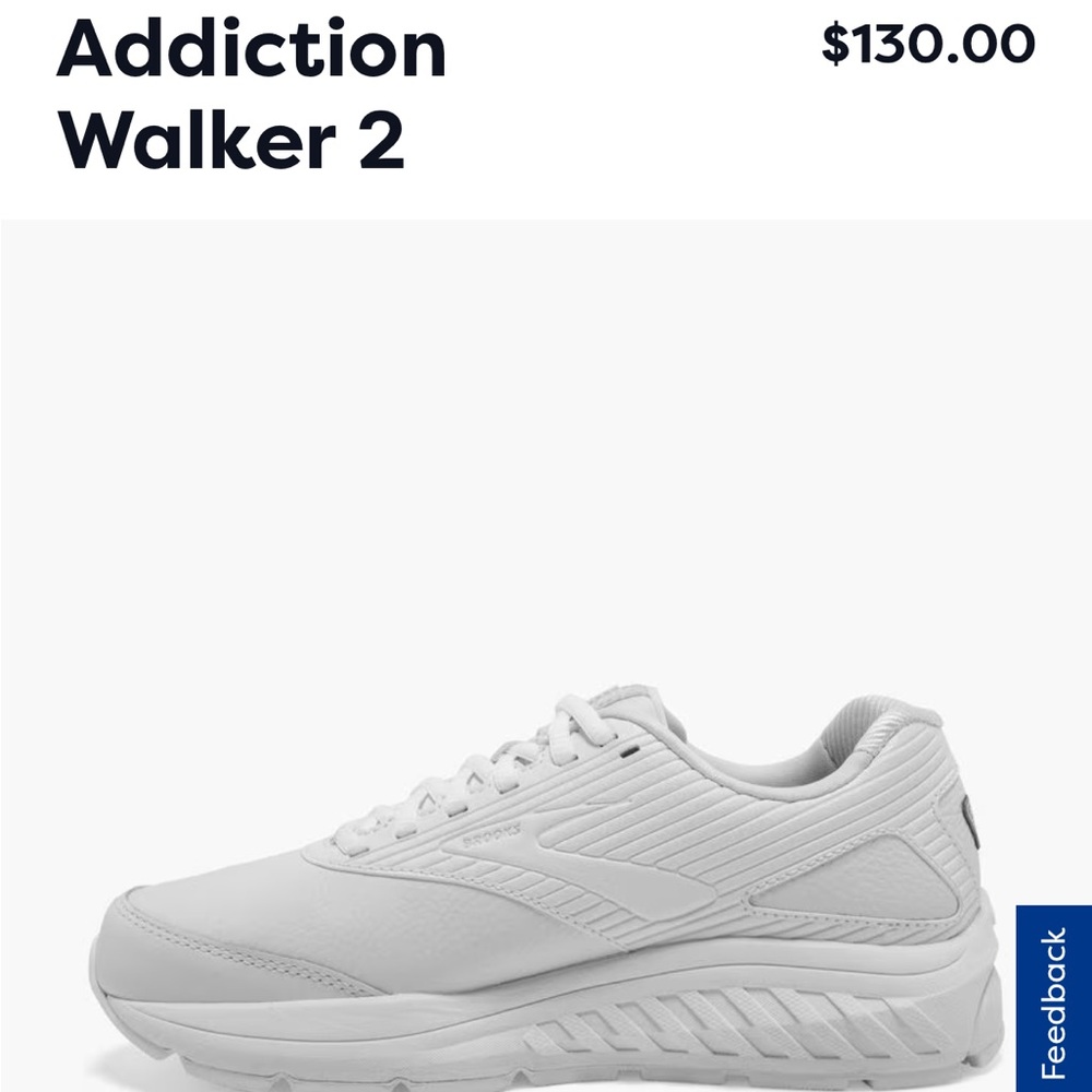 Brooks Women’s Addiction Walker 2 - Classic White